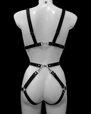 Aphrodite faux leather full body harness