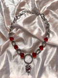 Drippy heart choker