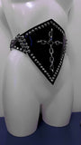 Reliquary cross PVC belt