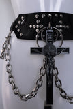 Wrath of god crucifix cross pvc belt