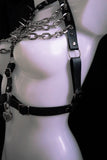 Lyra faux leather harness