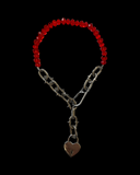 Odette Beaded spiked chain choker