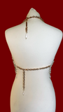Quinn crystal bra harness