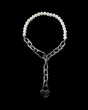 Odette Beaded spiked chain choker