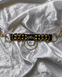 Madden faux leather o ring choker