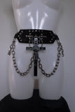 Wrath of god crucifix cross pvc belt