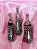 Chainmail lighter and lip balm holder