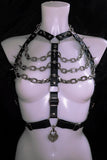 Lyra faux leather harness