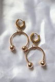 Horse shoe maverick earrings