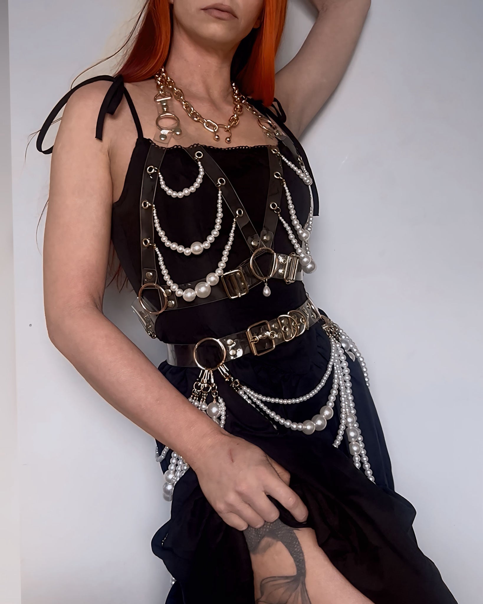 Galadriel pvc and pearl harness Lorna Jane Harnesses Galadriel pvc and pearl harness Lorna Jane Harnesses