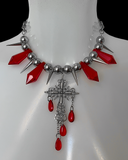Vamp blood crystal choker