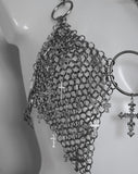 Sacred cross chainmail bra