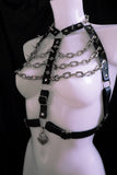 Lyra faux leather harness