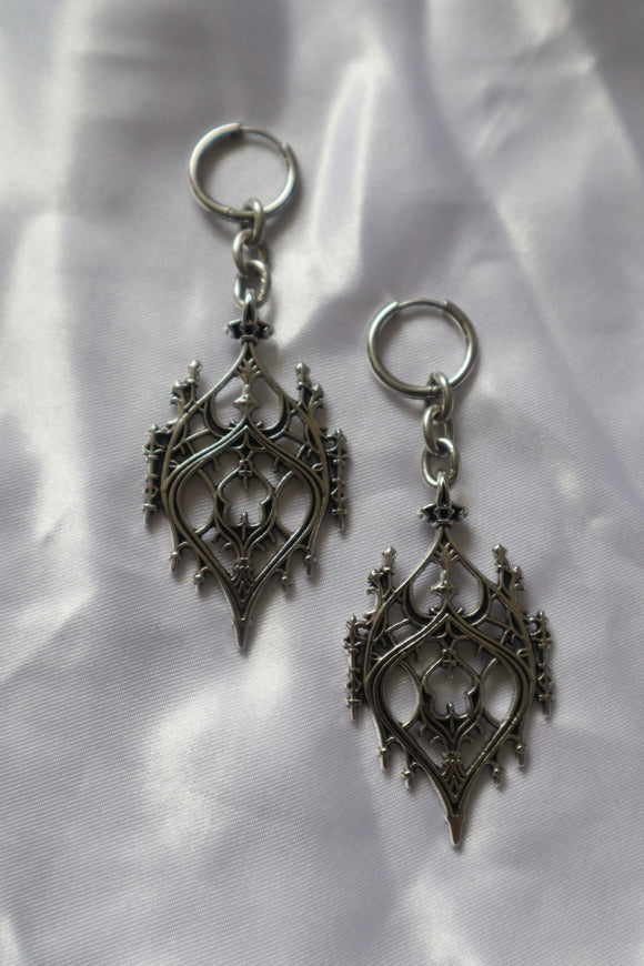 Gothic architecture earrings