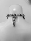 Madden faux leather o ring choker