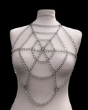 Spider web chain harness