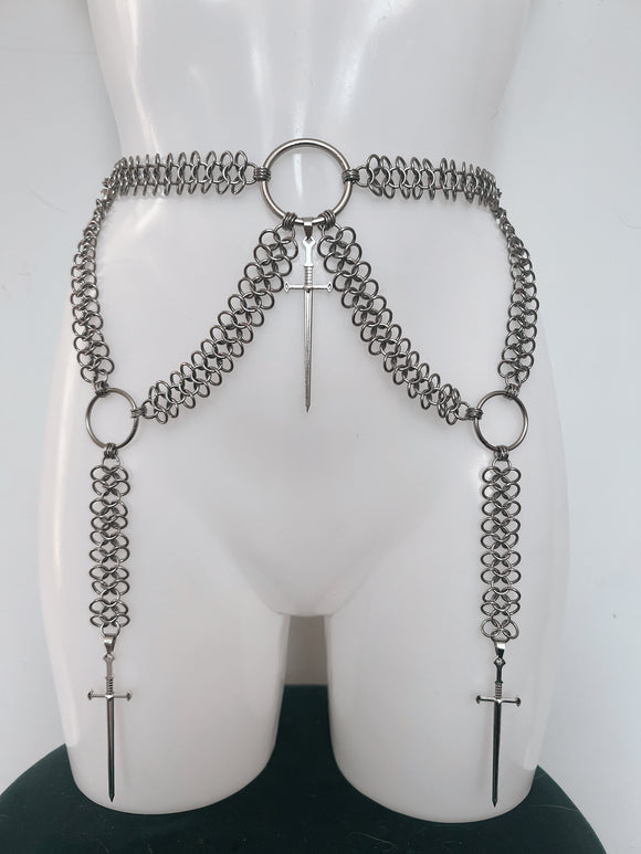 Templar Chainmail harness belt