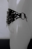 Saints and sinners crucifix PVC belt
