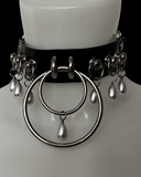 Asmodeus PVC choker pearl addition