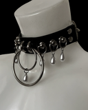 Asmodeus PVC choker pearl addition