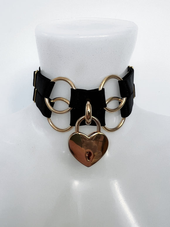 Valentina padlock choker