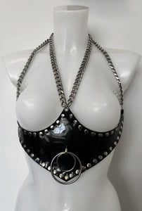 Carmilla underbust pvc chain harness