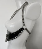 Carmilla underbust pvc chain harness