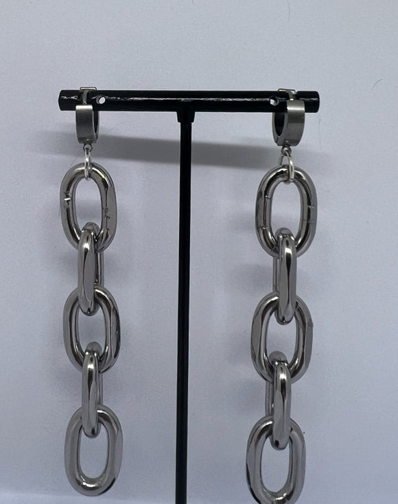 Chunky chain earrings