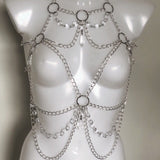 Christina crystal Chain Harness