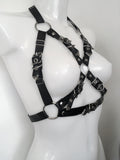 Serena faux leather harness