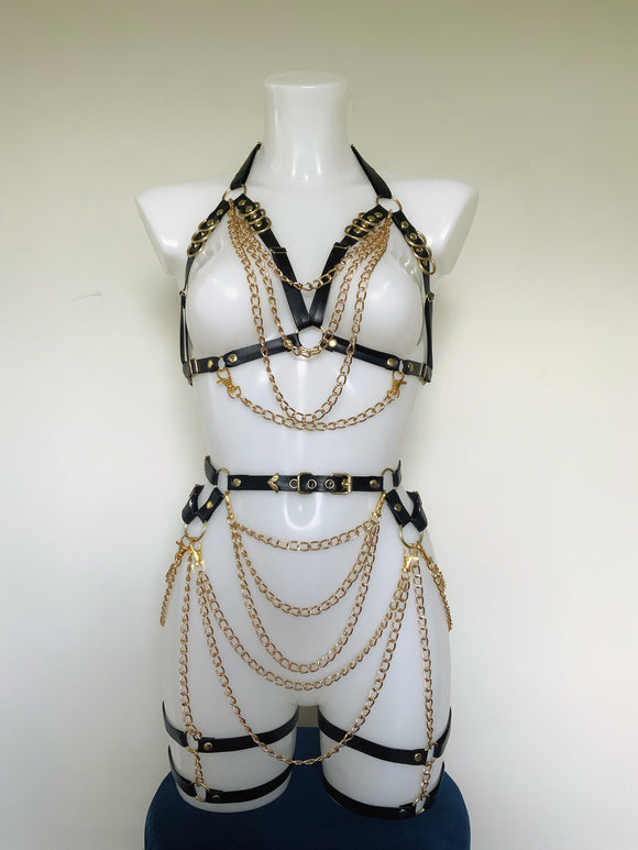 Ritual harness and suspenders