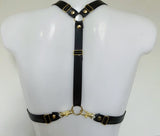 Serena faux leather harness