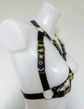 Serena faux leather harness